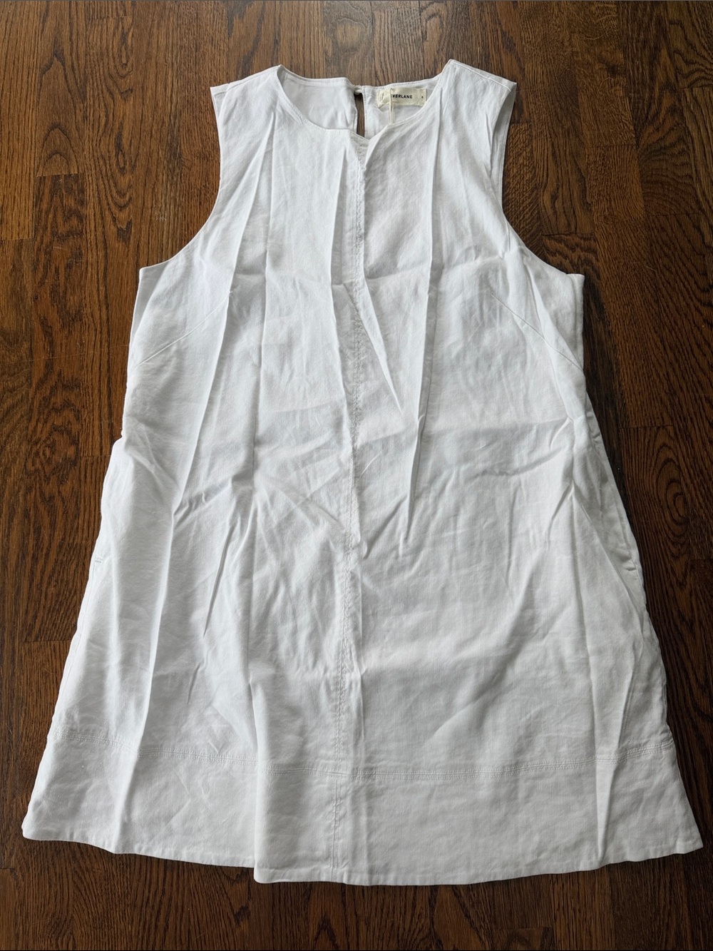 Everlane The Shift Dress Stretch Linen